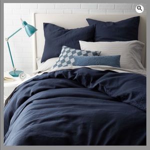 WEST ELM | Belgian Flax Linen Duvet Cover
